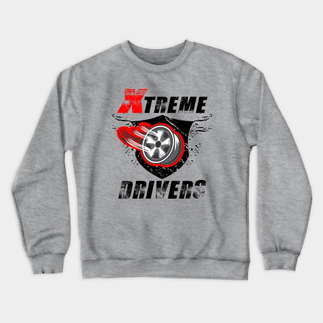 Xtreme Drivers Crewneck Sweatshirt by Hydra